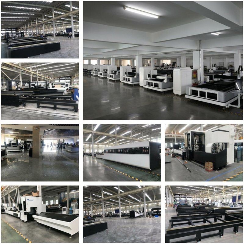 High Power Fiber Laser Cutting Machine Double Table Feeder