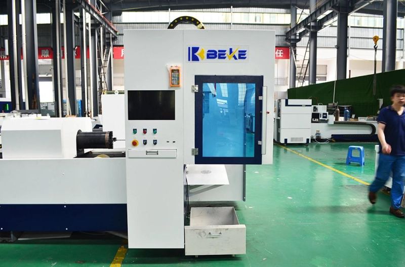 Bk 6012 CNC Round Tube Metal Plate Fiber Laser Cutting Machine Equipment