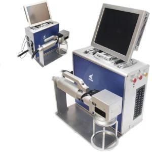 Small Metal Engraver Laser Coding Metal Laser Marking Machine Gobo