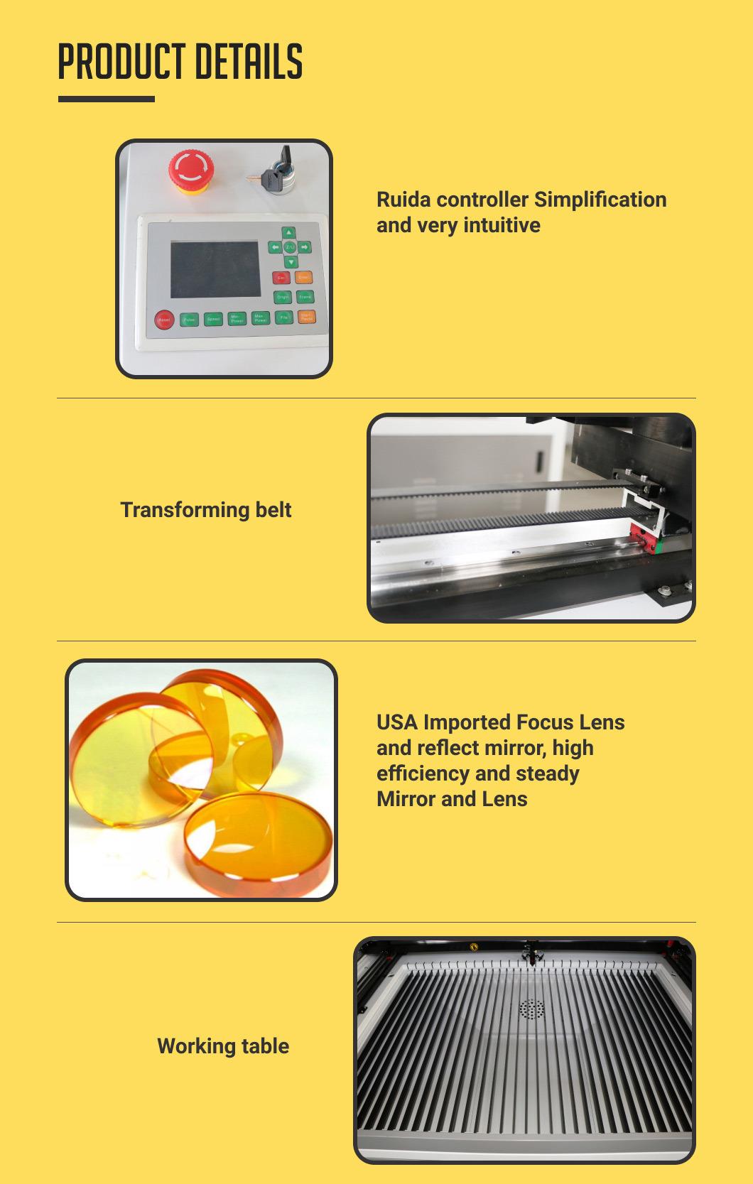 1325 CO2 Plywood Laser Engraving Cutting Machine Machine Engraver Price