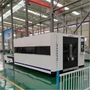 Fast Speed High Quality 1000W-6000W Enclosed CNC Exchange Worktable Fiber Laser Cutting Machine for Metal Material