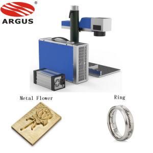 Gold Ring Jewelry Bracelet 20W 30W 50W Qr Code Laser Engraving Machine