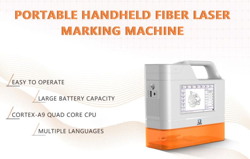 Handheld Laser Inkjet Printer 20W 30W 50W Portable Optical Fiber Laser Marking Machine for Plastic and Metal Handheld Laser Marking Machine