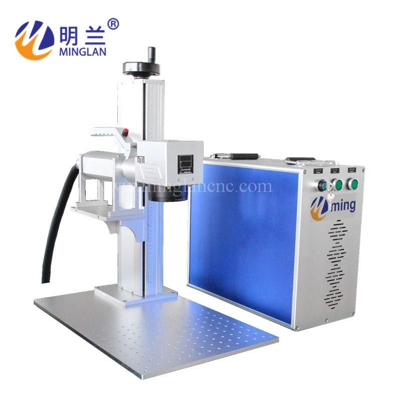 20W 30W 50W Metal Fiber Laser Color Marking Machine on Stainless Steel