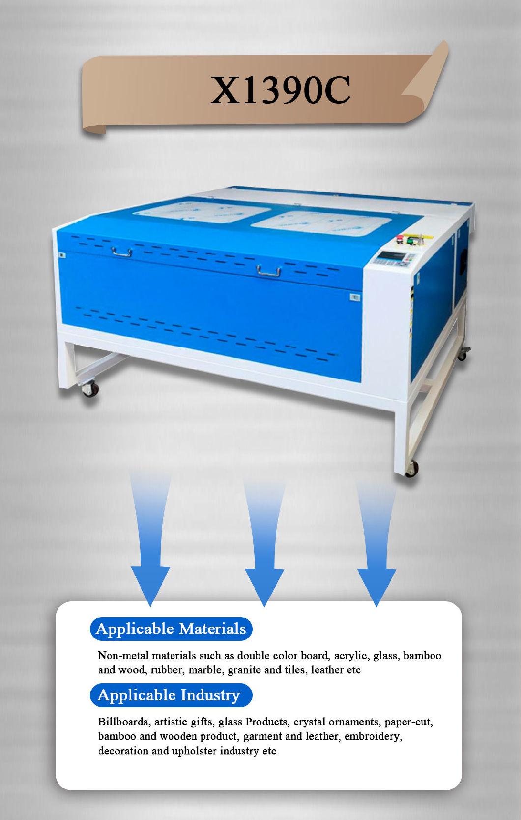 CO2 Laser Engraving Cutting Equipment for Acrylic X1390 Shandong