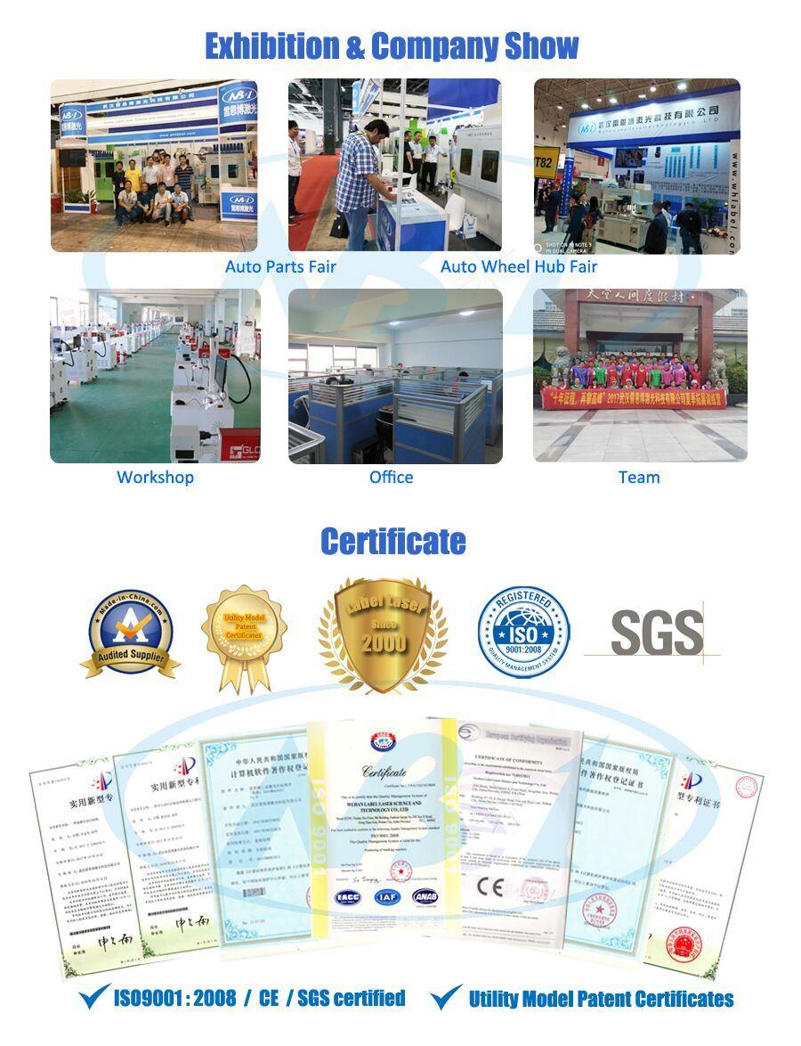 2019 Newest Visual Positioning 20W Fiber Laser Marking Machine