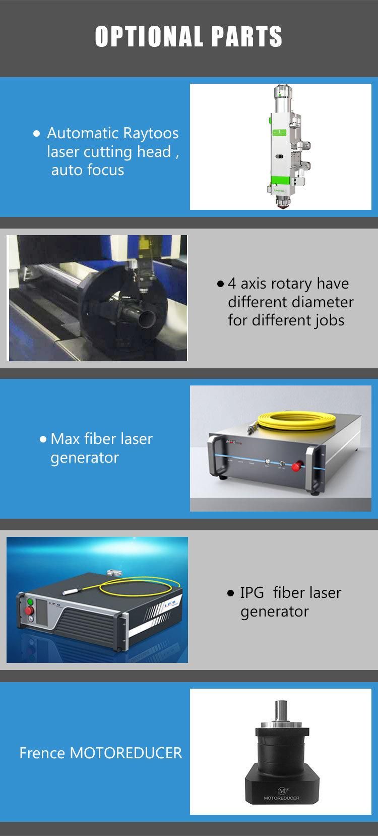 Metal Plate and Metal Tube Cutter Machine Steel Fiber Laser Cutting Machines