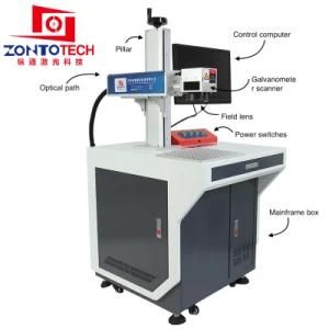 Plastic/Stainlsee Steel/Aluminum/Copper/Gold Products Marking by Fiber Laser Marking Engraving Machine