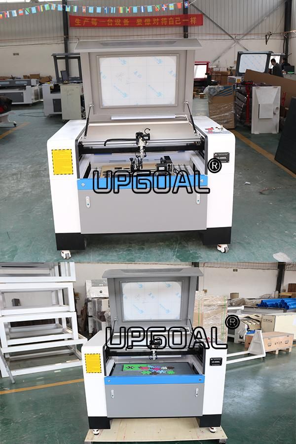 Small 90W Non-Woven Fabric /Nonwovens CO2 Laser Cutting Machine 900*600mm