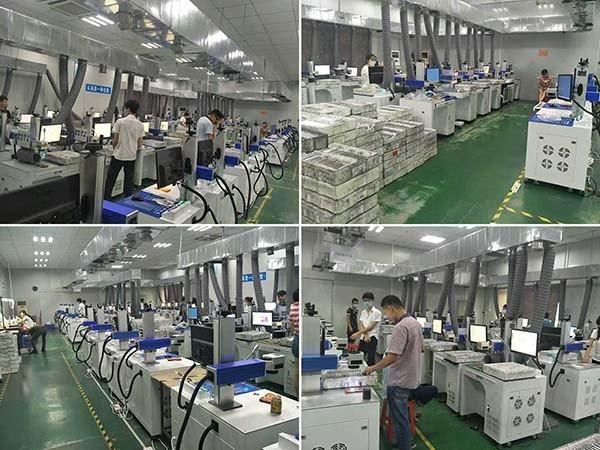 Three Heads Laser Marking Machine 20W 30W 50W