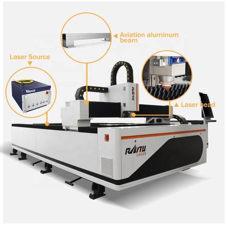 1000W CNC Fiber Laser Cutting Machine for Stainless Steel