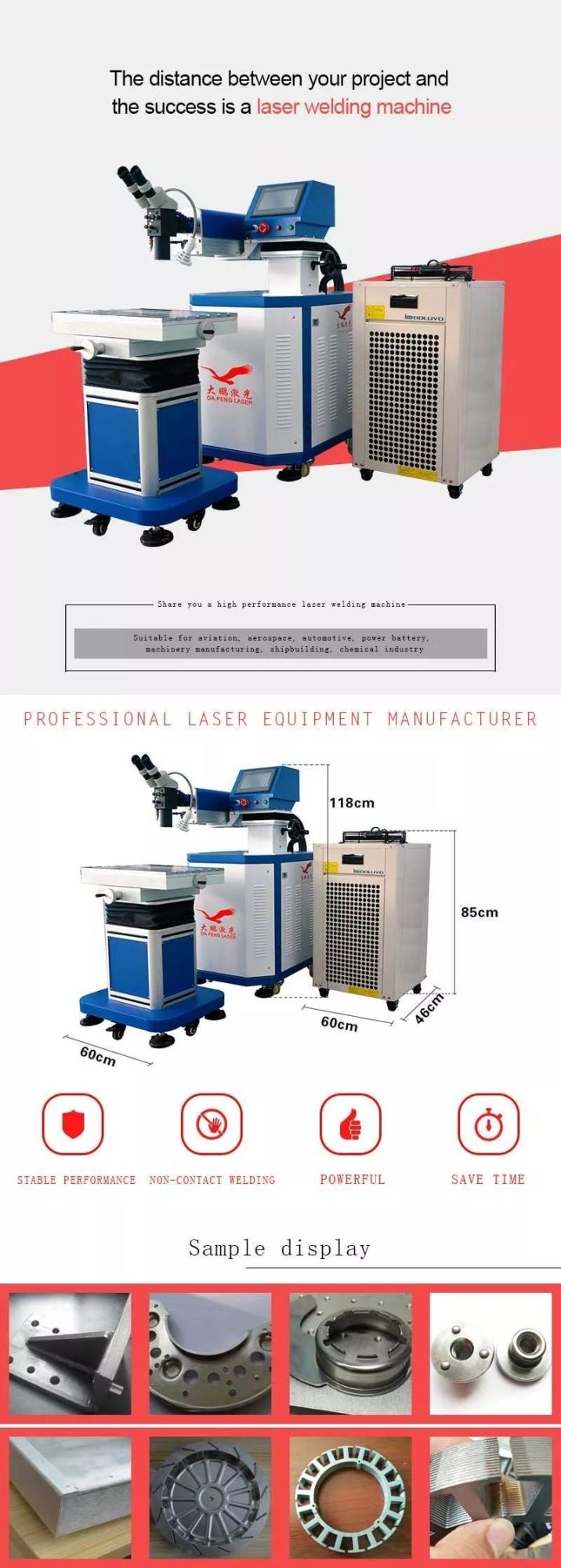 Hardware Mold Repair Laser Welding Machine Special Price 200W