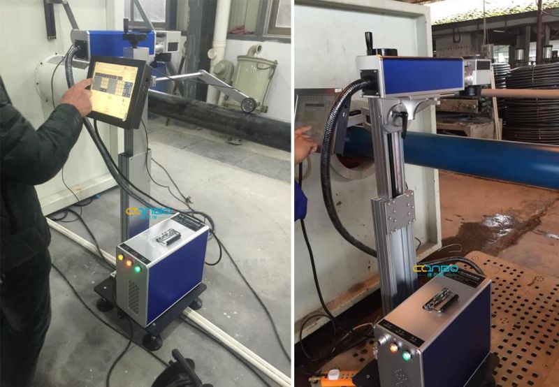 Fiber Laser Words Printer for PVC Hose Production