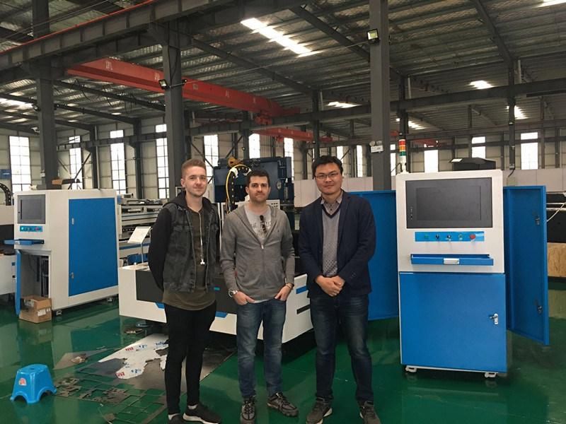 4000W Fiber Laser Cutting with Automatic Square Tube Pipe CNC Fiber Laser Cutting Machine