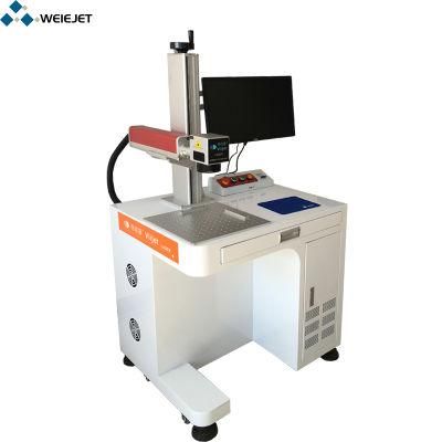 Deaktop Fiber Laser Marking/Engraving Machine for Metal Tools/Aluminum /PVC/PE/Wood/Bamboo/Pharmacy/Tobacco