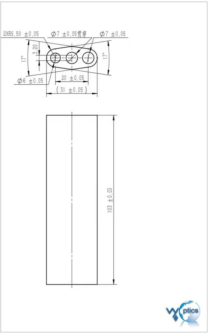 Optical Quartz Glass Laser Flow Tubes/Laser Cavity Filters with High Resistant