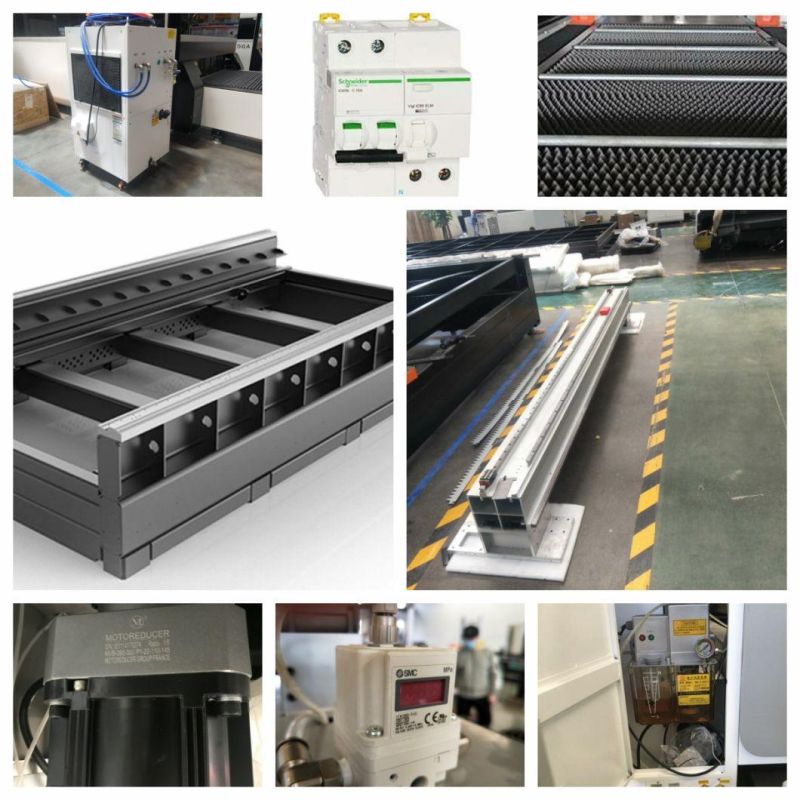 Vmade CNC Raycus Ipg Fiber Laser 1000W 200W 3300W Desktop Fiber Laser Cutting Machine for Metal, Stainless Steel, Carbon Steel, Brass, Aluminum, Copper