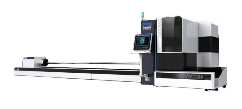 Automatic Loading and Unloading 6m 1500W Pipe Tube Fiber Laser Cutting Machine for Round Mild Steel