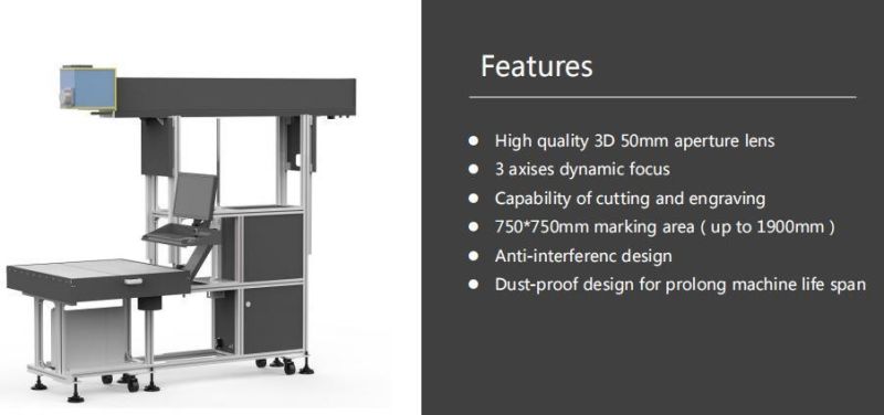 Super Glass Tube CO2 Laser Marking/Cutting Machine for Vinyl Labels, Wood, Paper, Leather, Acrylic