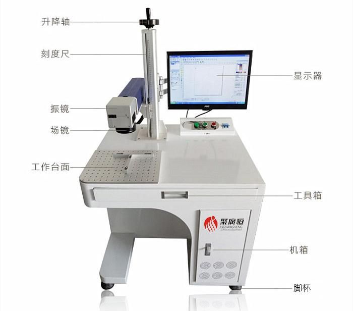 Jgh-101 Fiber Laser Marking Machine Used for Marking on Metal