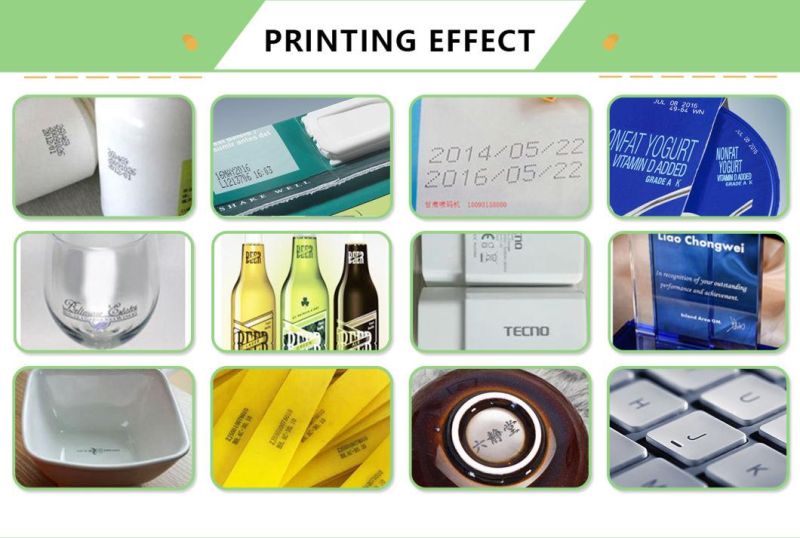Hot Sell UV Flying Laser Marking Printer Laser Marking Engraving Machine for Glass/ Metal Marking