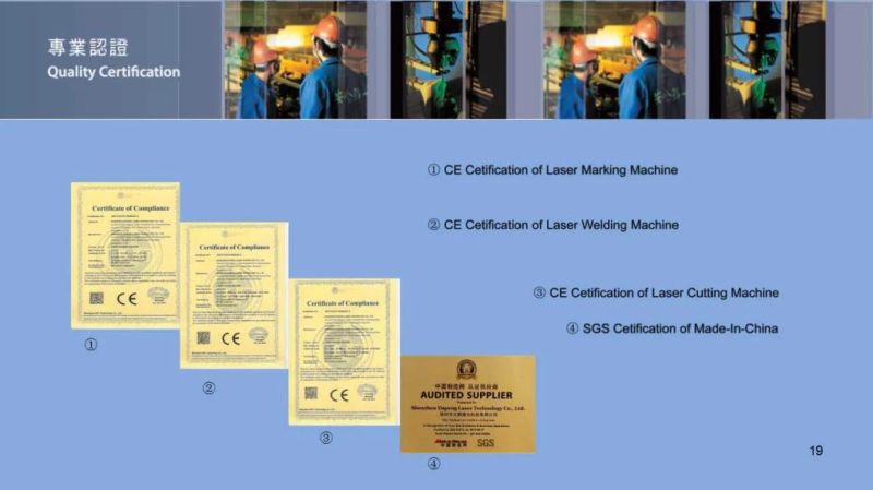 Dapenglaser Branded Marking and Engraving Machine List