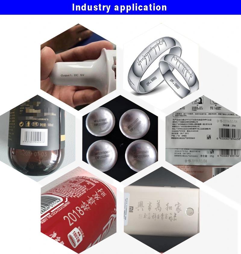 Button Battery Marking Machine Coding Machine Intelligent Laser Marking Machine for Button Battery