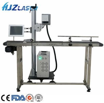 Hjz Efficient Fiber Laser Coding Machine Batch Date Coding Printer