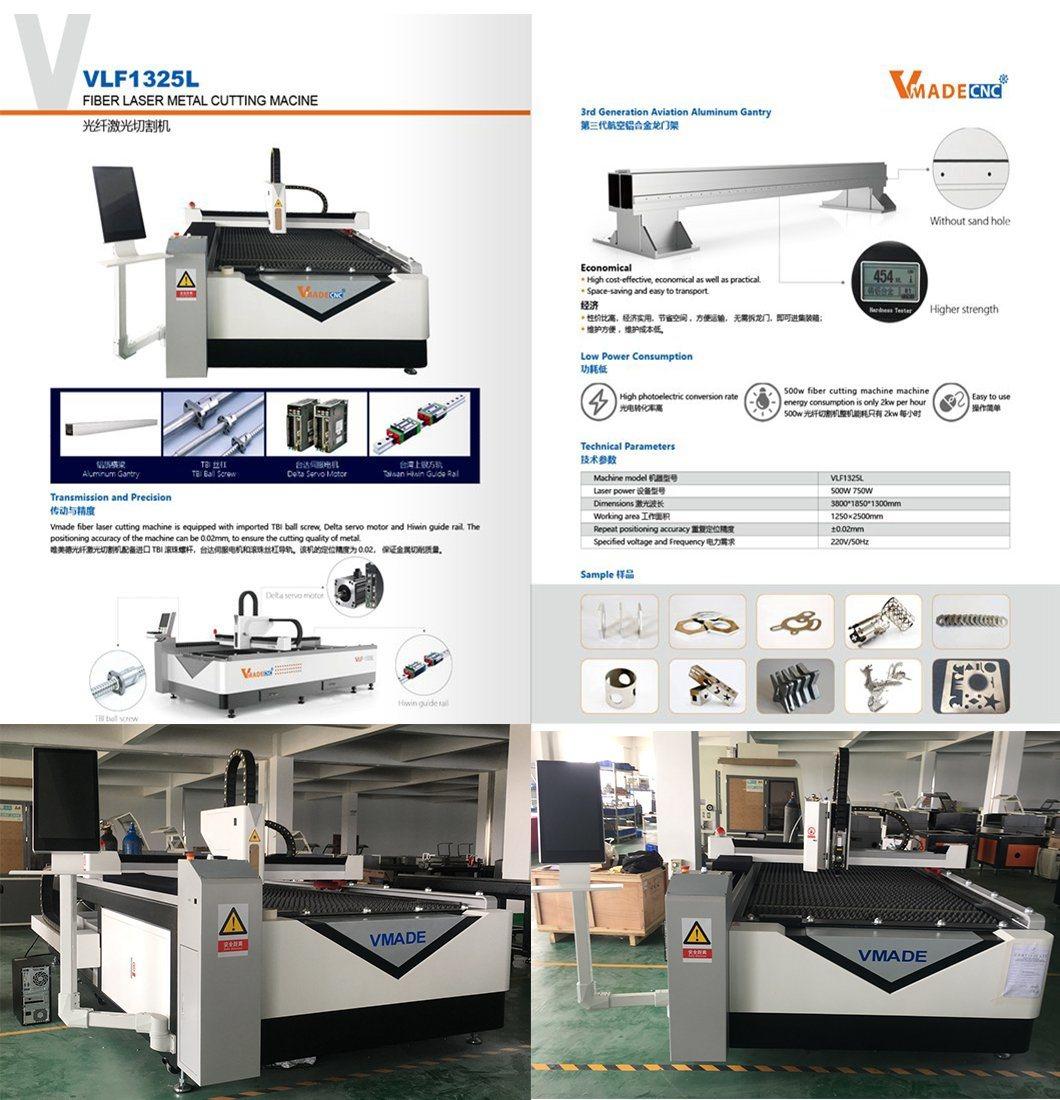 Laser Cutting Machine 1325 1530 2040 for Stainless Carbon Steel Price