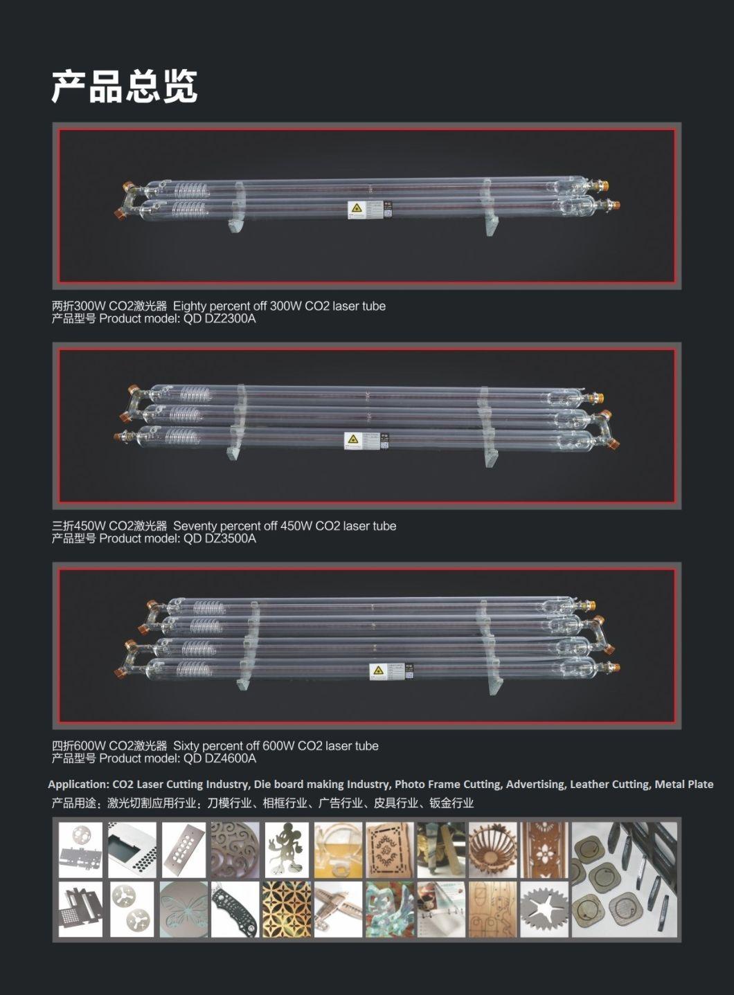 300W 400W 600W CO2 Glass Laser Tube for Tsd Laser Cutting Machine/Jc Laser