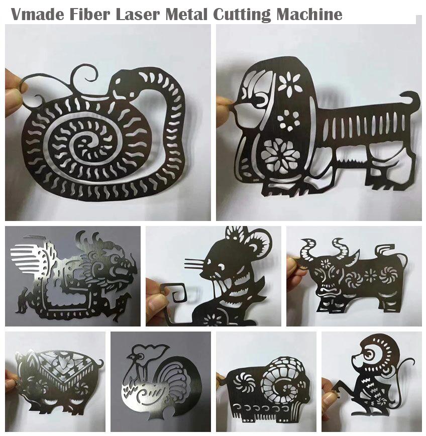 Fiber Metal Laser Cutting Machine / Laser Cut Steel with 1000W/2000W/3000W Ect