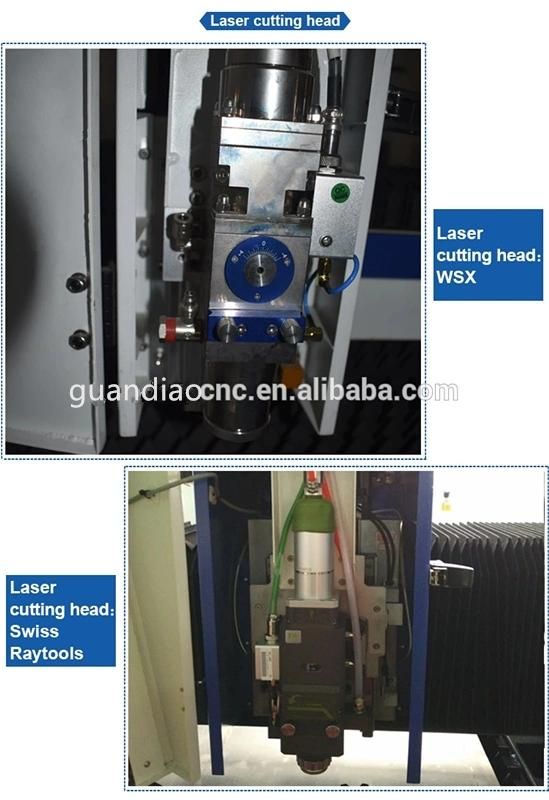 1500*3000mm Stainless Steel Carbon Steel Fiber Laser Cutting Machine