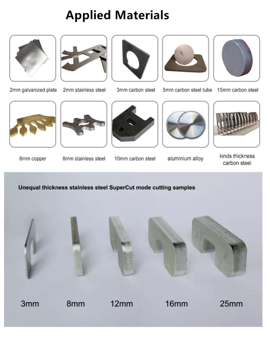 Sheet Metal Plate Fiber Laser Cutting Machine with Customized Cutting Size