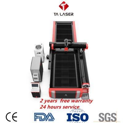 4000W Stainless Steel Cutting Machine Two Table Automatic Two Change Fiber Laser Cutting Machine Metal Laser Cutting Machine