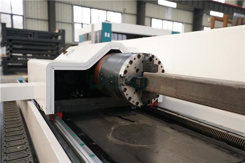 Monthly Deals! 2021 Lxshow Cheap 1000W 2kw 3kw 4000W Fiber Laser Cut Metal Tube Cutting Machine for Steel