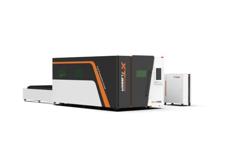 High-Medium Power Enclosed Fiber Laser Cutting Machine