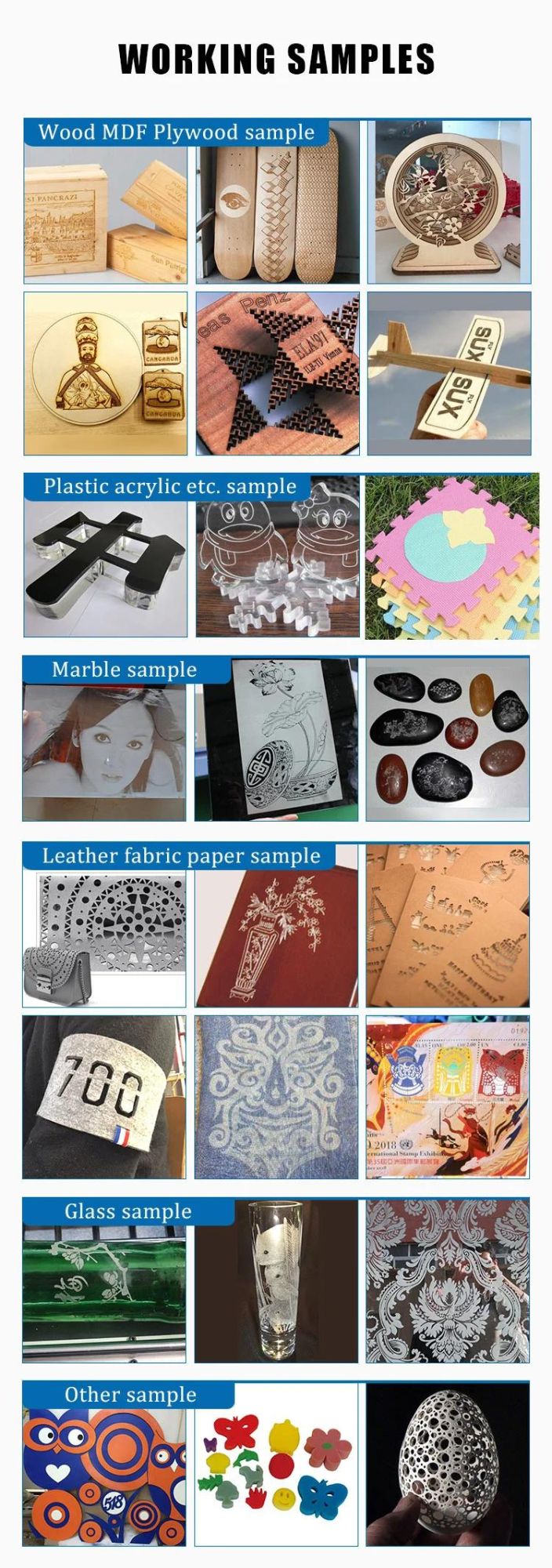 Good Quality CO2 Laser Cutting Carving Machinery CNC Router