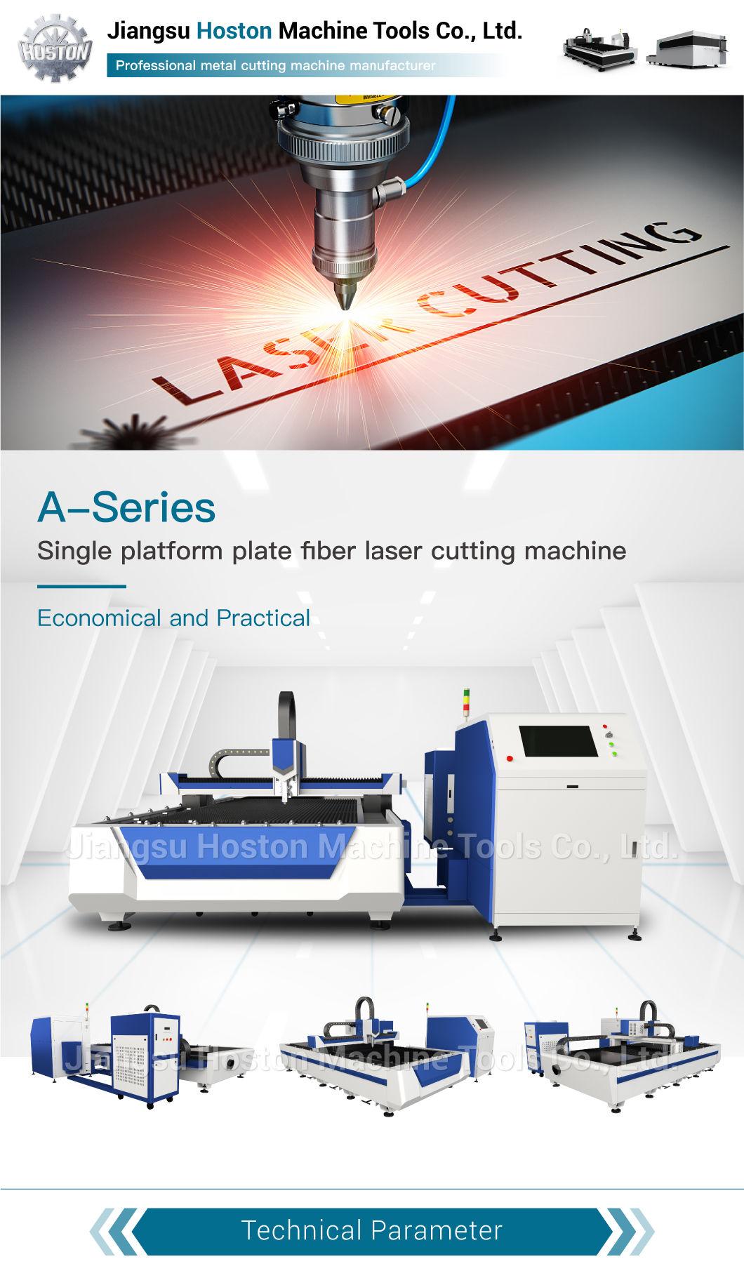 Raycus Ipg 1000W Metal Cutter CNC Fiber Laser Cutting Machine