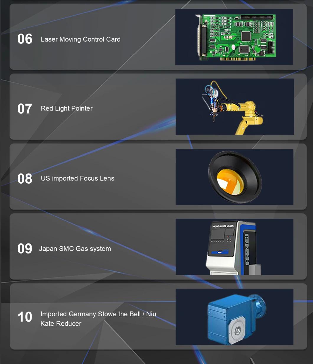 Metal Sheets/Tubes/Pipes Cutting 1000W Fiber Laser Cutter Machine for Stainless Steel or Carbon Steel