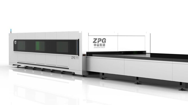 Zpg Table Exchanging Enclosed All Cover Fiber Optical Laser Cutting Machine with Exchange Platform OEM ODM