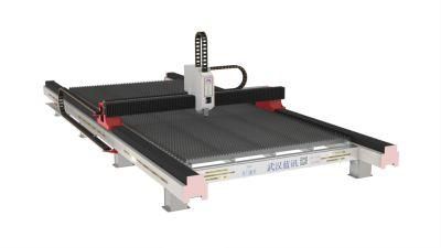 Lansun 6025 CNC Fiber Laser Cutting Machine for Stainless/Carbon/Ms Metal Sheet Ground Rail/Table Desktop Type