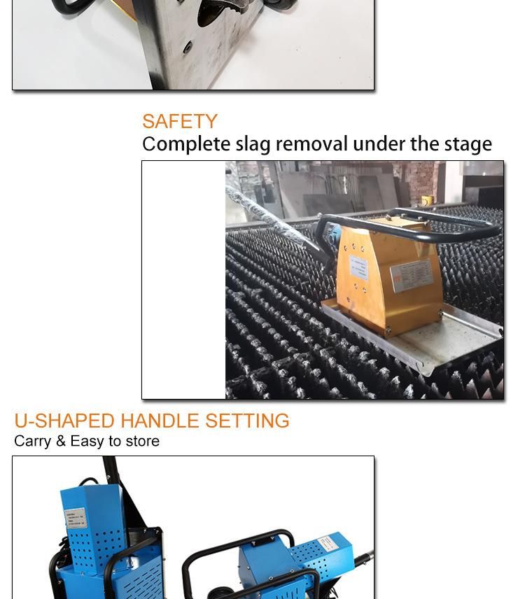 Clean by Pushing or Pulling Laser Cutting Slat Cleaner Machine