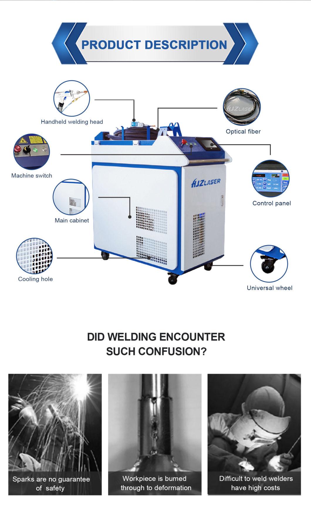 Handheld Fiber Laser Welding Machine 1000W Optical Fiber Laser Welder