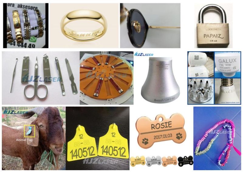 Optical Fiber Laser Marking Machine Price Metal CO2 Laser Wood Engraving Leather Fabric