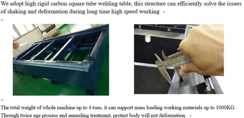 Factory Price Carbon Steel Fiber Laser Cutting Machine