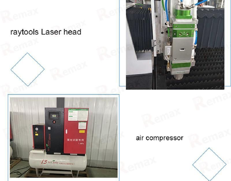 2kw 3kw Raycus Raytools High Speed CNC Fiber Laser Cutting Machine 1530