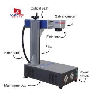 Optional 3D Autofocus Rotary Axis for Jewelry Plastic Cup Pigeon Ring Portable CNC 20W 30W 50W Metal Fiber Laser Marking Engraving Logo