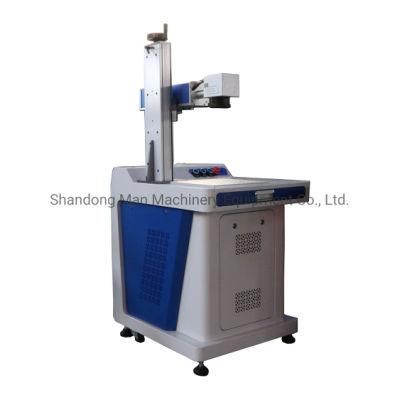 Metal Optical Fiber 3D Laser Marking Engraving Etching Machine with Rotary Devic