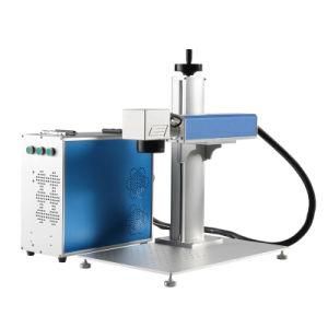 Portable Split Cabinet Qr Code Fiber Laser Marking Machine 30W