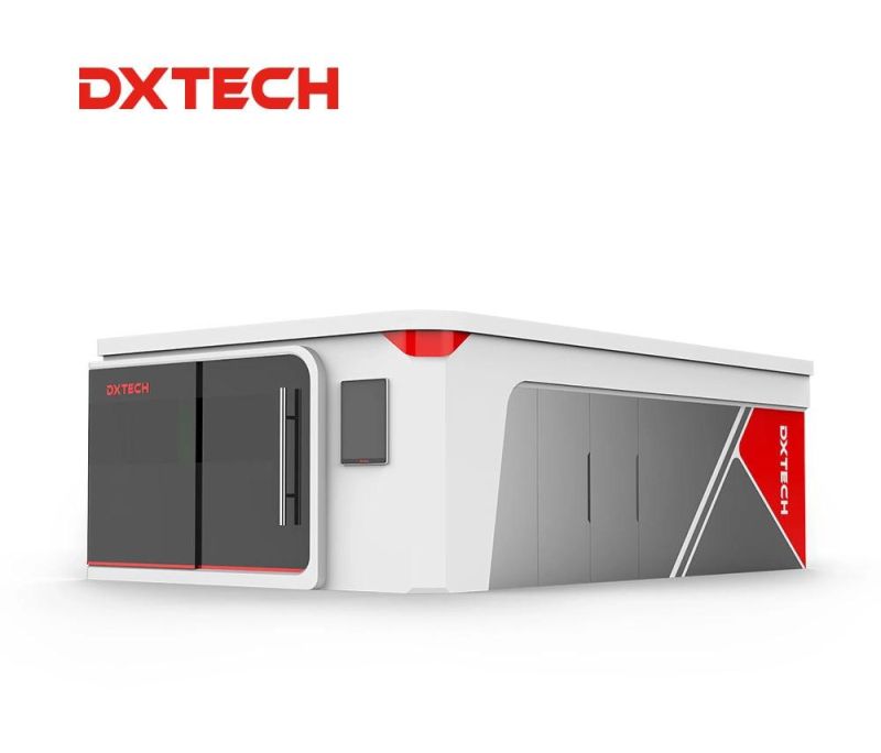 1000-4000W Closed Type Metal Aluminum Steel Carbon Steel Fiber Laser Cutter with Competitive Price